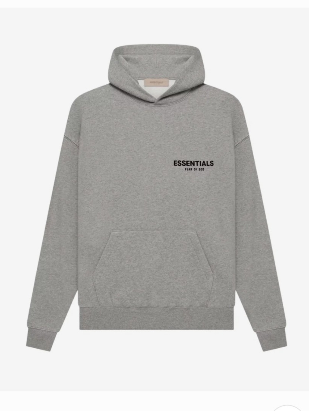 Fear of God Essentials Hoodie Dark Oatmeal  NEW WITH TAGS